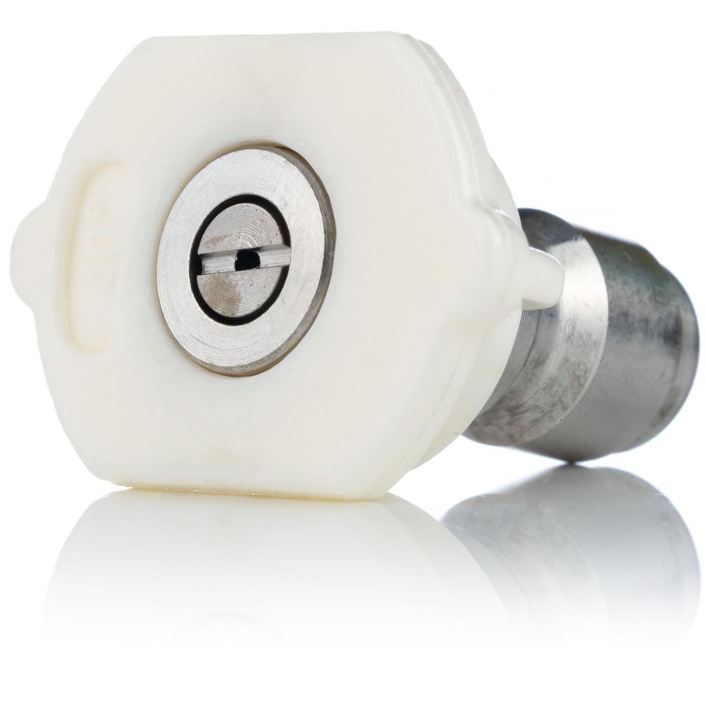 Set of 5 quick-connect nozzles for pressure washers (0°, 15°, 25°, 40°, 60°)