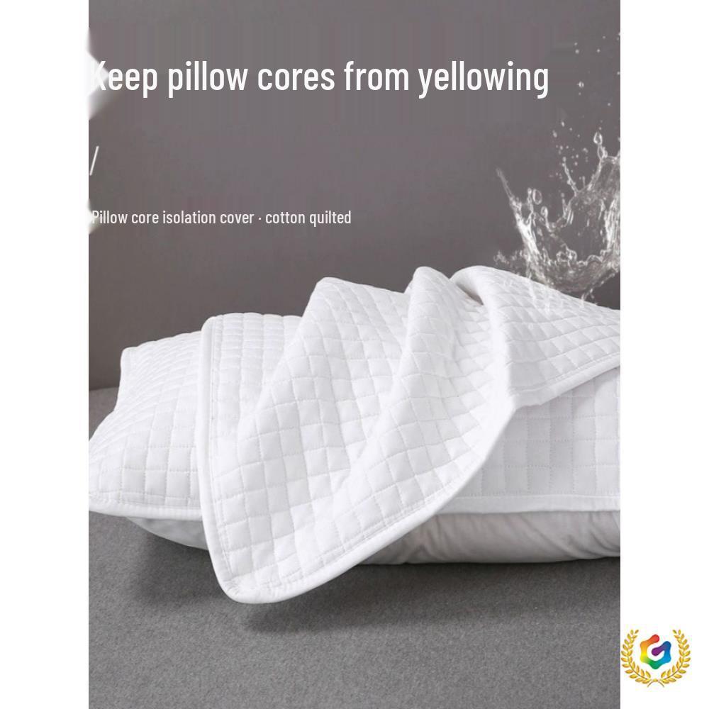 Sweatproof Mite-Proof Pillowcase: Anti-Oil & Stain, Protective Nano Isolation Layer for Men & Women.