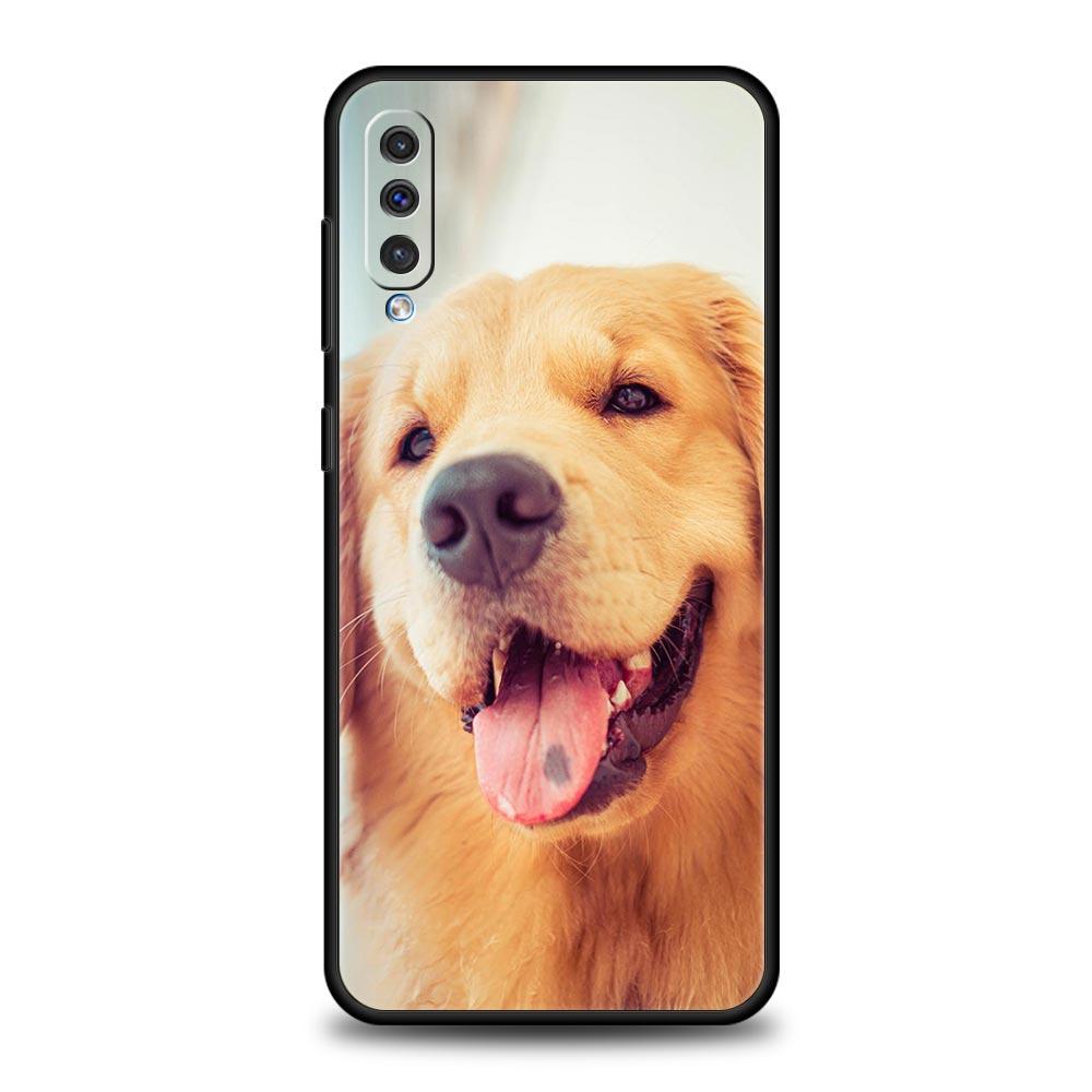 Golden Retriever Friend dog Phone Case For Samsung Galaxy A52s A12 A32 A50 A70 A20E A20S A10S A22 A30 A40 A53 5G A02S A04s Cover