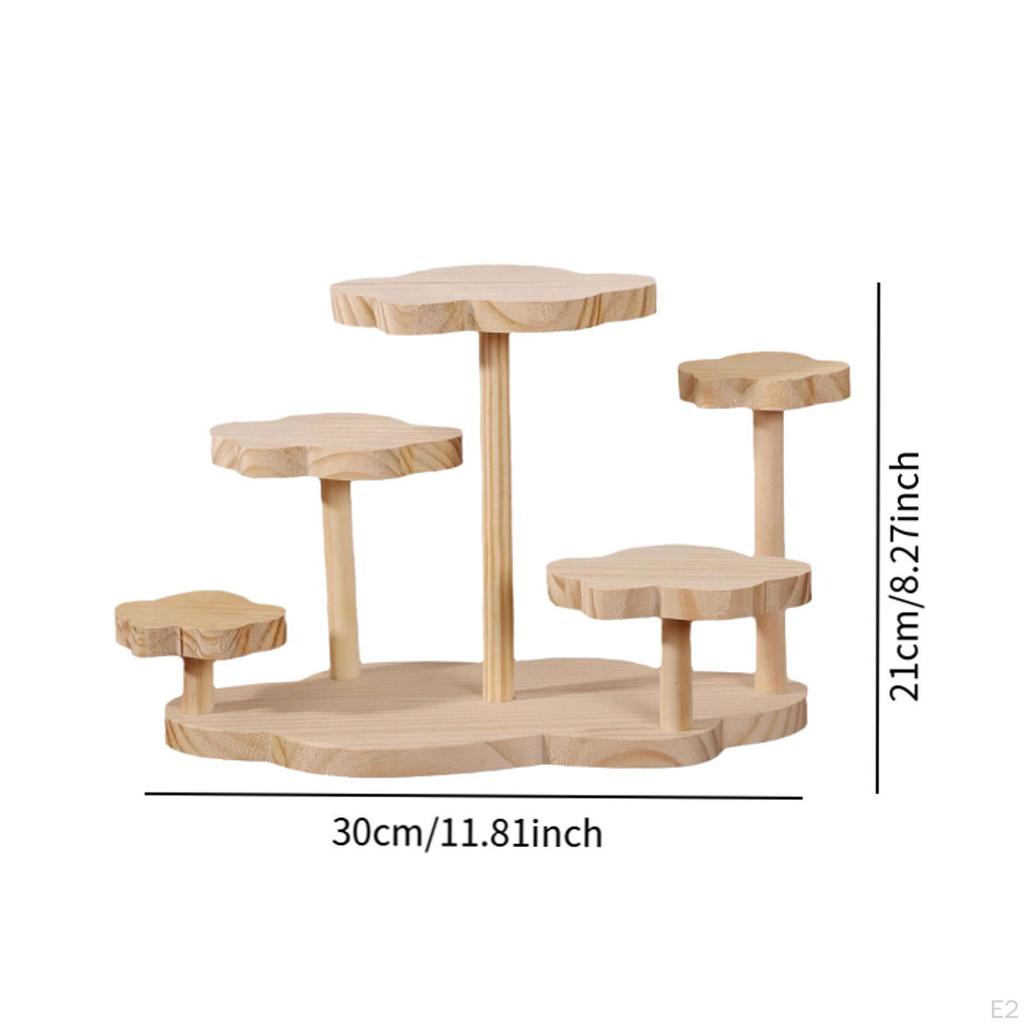 Подставка для показа деревянных предметов, органайзер для подставок, косметические фигурки, стеллаж для хранения кукол,