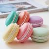 Portable Circle Cute Mini Macaroon Cookie Design Candy Color Storage Box Jewelry Box Mini Chocolate Snacks Box
