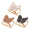 Butterfly Scarf Ring Buckle for Women Rhinestone Shawl Brooch Clips Metallic Scarves