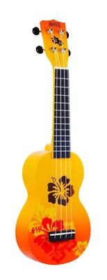 MAHALO Сопрано УКЕЛЕЛЕ Дизайнерская Серия Гибискус MD1 HB Orange Burst