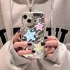 Mobile Phone Cases for iPhone 11 13 XR 15 Pro Max 12 14 Pro Max Case iPhone 16 XS Max Mirror Protective Case Mirror Exquisite Cartoon Waterproof