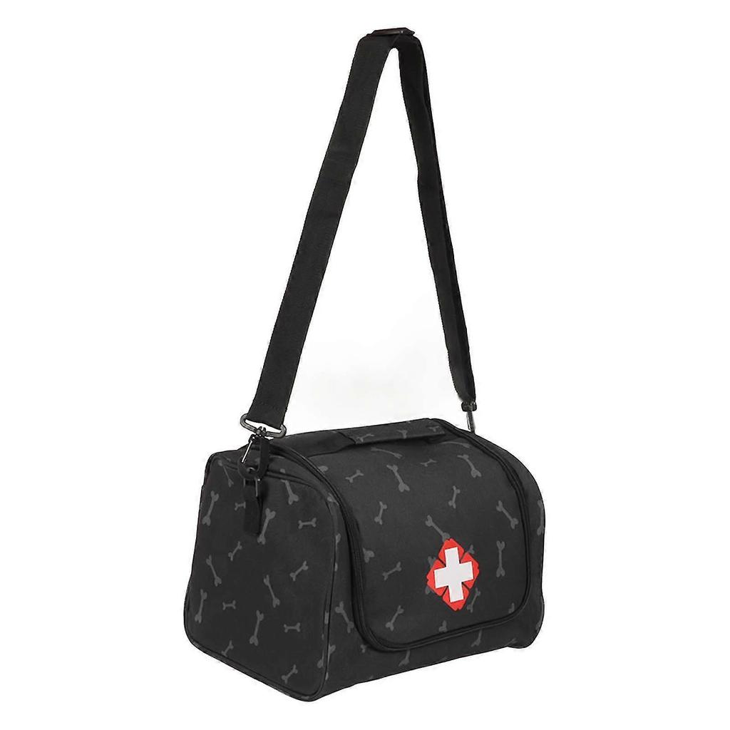 Large Capacity Waterproof Pet First Aid Bag for Cat and Dog Grooming Tools - Portable and Travel-Friendly