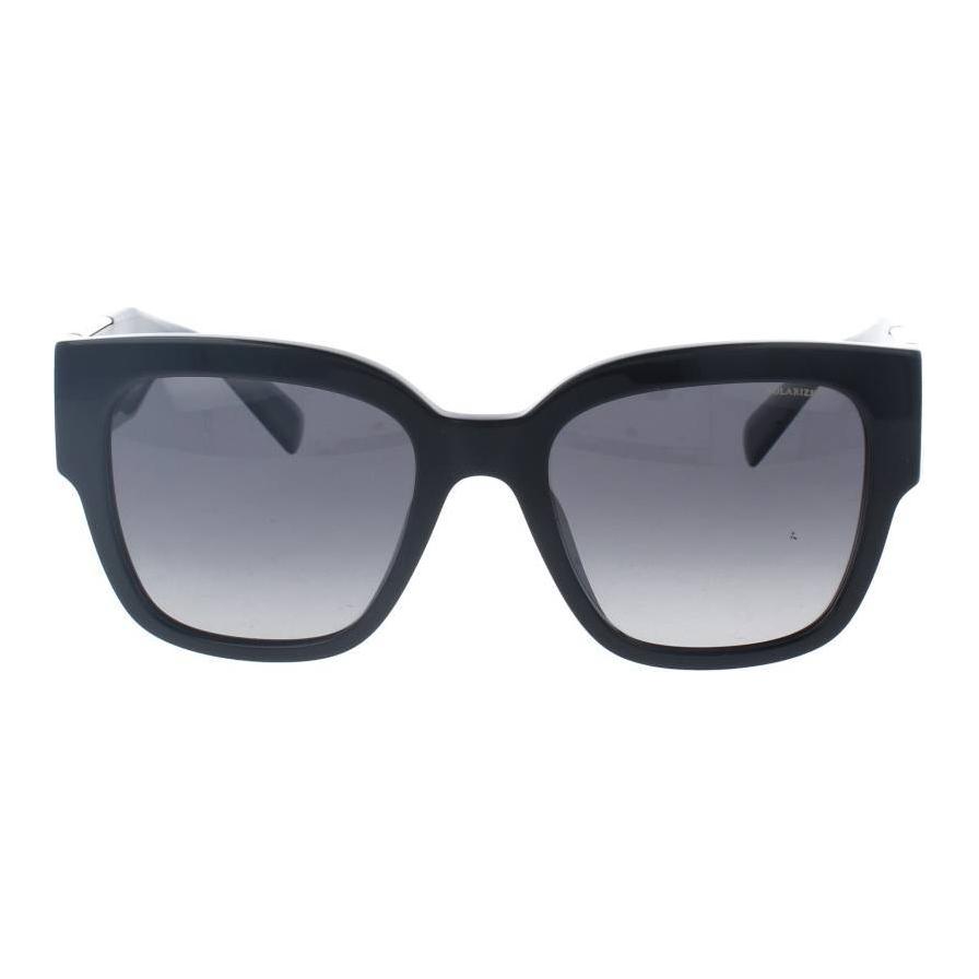 Versace Mirror Leg Decoration Plastic Square Sunglasses Women sunglasses Black VE4437U-GB1/T3-54-20