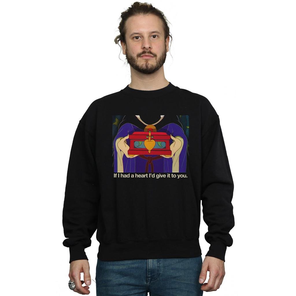 Disney Mens Sleeping Beauty If I Had A Heart Sweatshirt