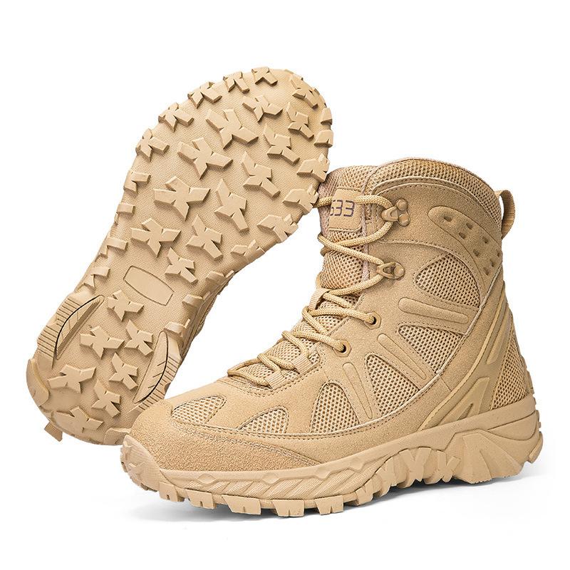 Новые тактические ботинки мужские большого размера дышащие нескользящие износостойкие для активного отдыха кемпинга джунглей пустыни тренировок пешего туризма