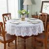 ПВХ Круглая Скатерть Водонепроницаемая Маслостойкая Скатерть Горячее Тиснение Кофейный Чайный Столик Мат Отель Защита от Загрязнений Скатерть Покрытия