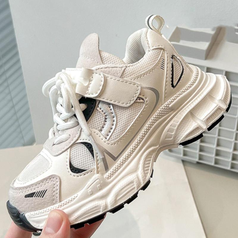 Спортивная обувь для девочек. Новые детские туфли с дышащей сеткой. Легкая обувь для папы. Корейская модная обувь.