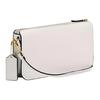 Coach 21 Bella Gold Logo Polished Pebble Leather Crossbody Bag Small Women bags Pink White CR970-B4HA