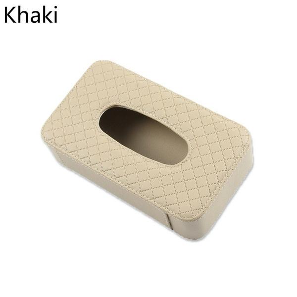 Коробка для салфеток Креативные автомобильные принадлежности Высококачественная автомобильная солнцезащитная спинка для сиденья Подвесная кожаная коробка для салфеток