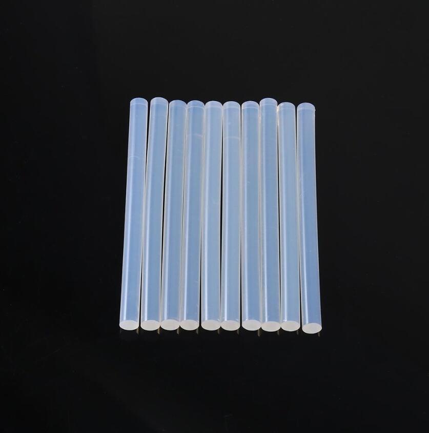 20 шт., прозрачные термоплавкие клеевые палочки для электрического клеевого пистолета, автомобильный аудио клей для ремонта, универсальный клей