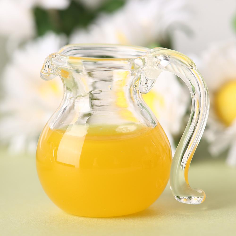 Playing House Lemon Water Miniature Drinks Jug Cup Doll Accessories Coffee Milk Drinking Model