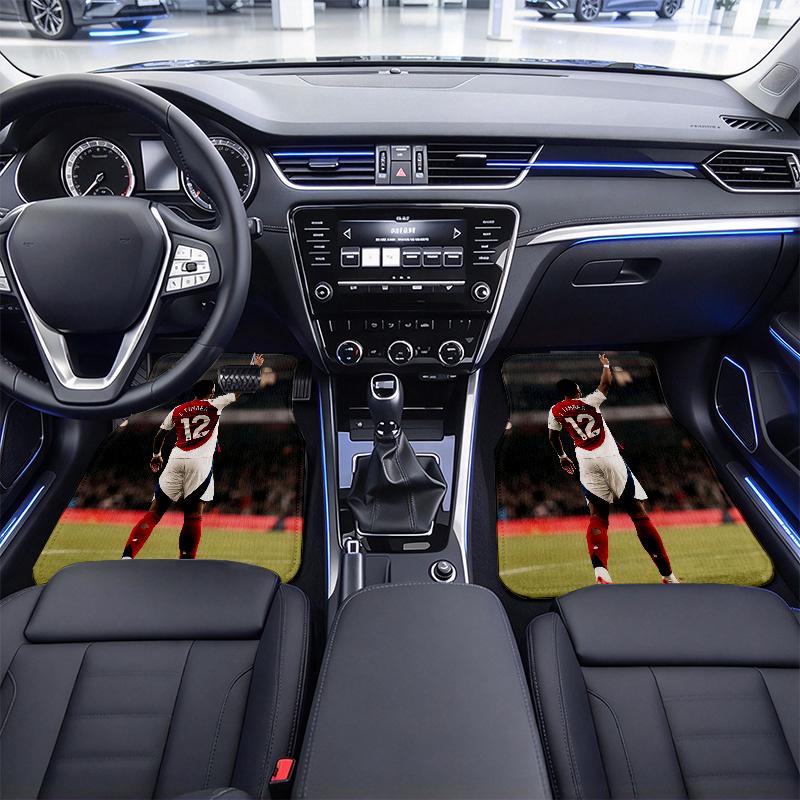 Timber pattern Black Car Floor Mats Full Coverage All-Season Car Mats, XPE Non-Slip And Wear-Resistant Mats Suitable for SUV Interiors, Textured Car