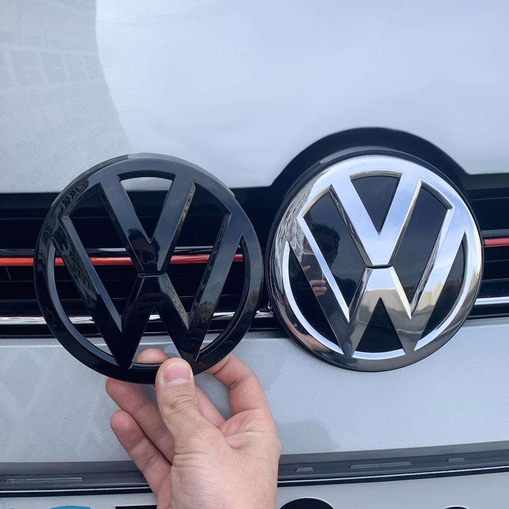 2026 Hot For VOLKSWAGEN VW 1/2Pcs Car Front Bonnet Grill Rear Trunk Emblem Logo Cover For Volkswagen VW Golf 7 MK7 2014 2015 201