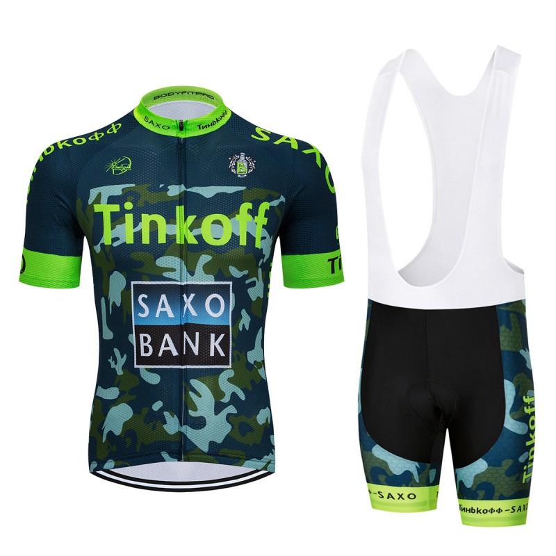Mens Cycling Jersey Shorts Set Breathable Mesh Bike Riding Kit Mountain Road Biking