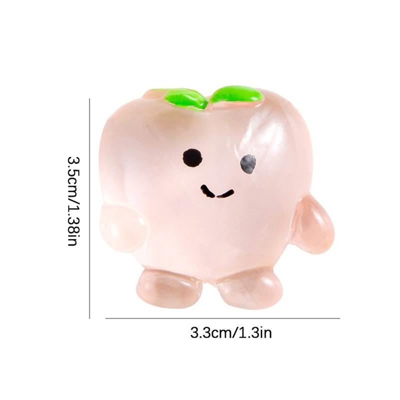 3 шт. Фруктовая игрушка-сдавливание, мультяшный персик, ананас, виноград, игрушка-фиджет, мягкая игрушка для разминания, игрушка для снятия стресса, подарок на детскую вечеринку