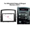 9 Inch Car Radio Fascia for Mitsubishi Pajero 4/Shogun/Montero 2007+ Auto Stereo Install Dash Panel Frame Kit Mount