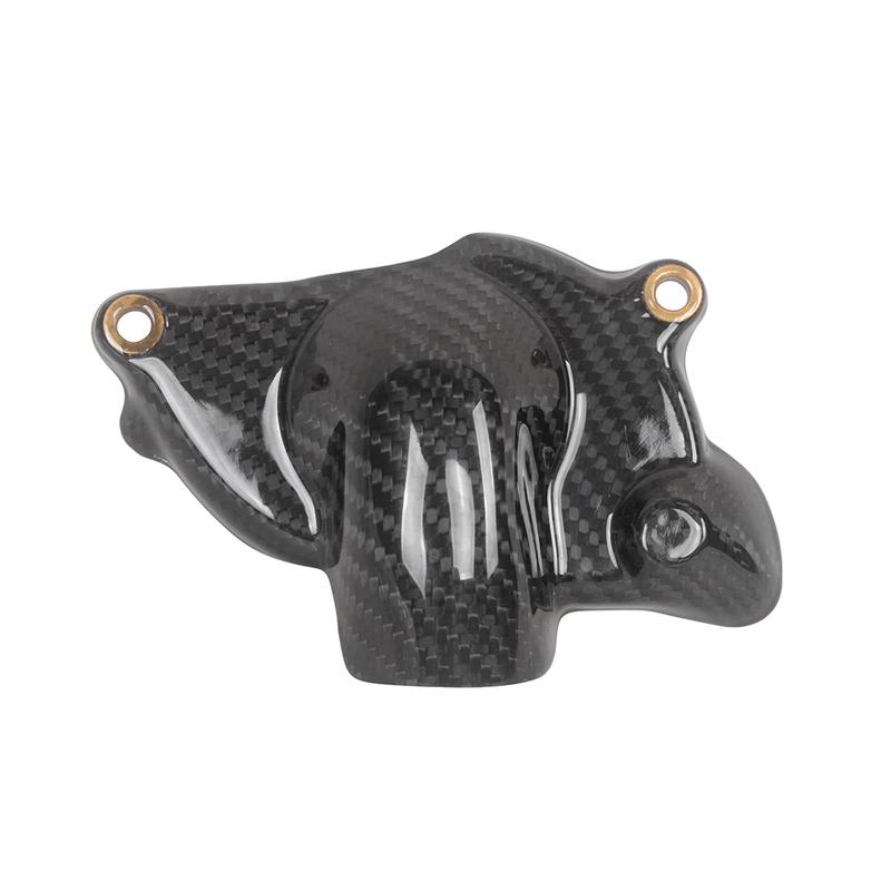 For Ducati 749 999 848 1098 1198 100% Carbon Fiber Motorcycle Water Pump Cover Side Water Coolant Reservoir Pump Protection