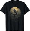 Black Crow Raven Bird Silhouette Unisex T-Shirt