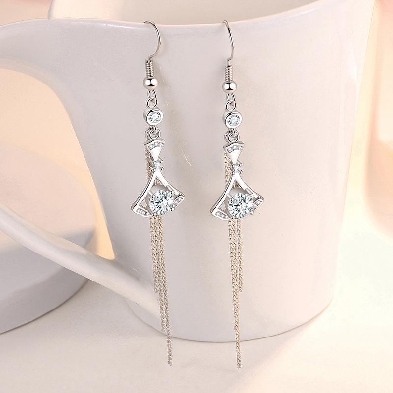 Серьги-капли Lindon из медного сплава с цирконом, серьги-капли для женщин, подарки на свадьбу