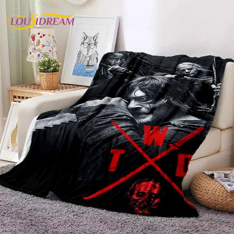 The Walking Dead Lincoln TWD Soft Flannel Blanket for Beds Bedroom Sofa Picnic,Throw Blanket for Cover Outdoors Leisure Nap Gift