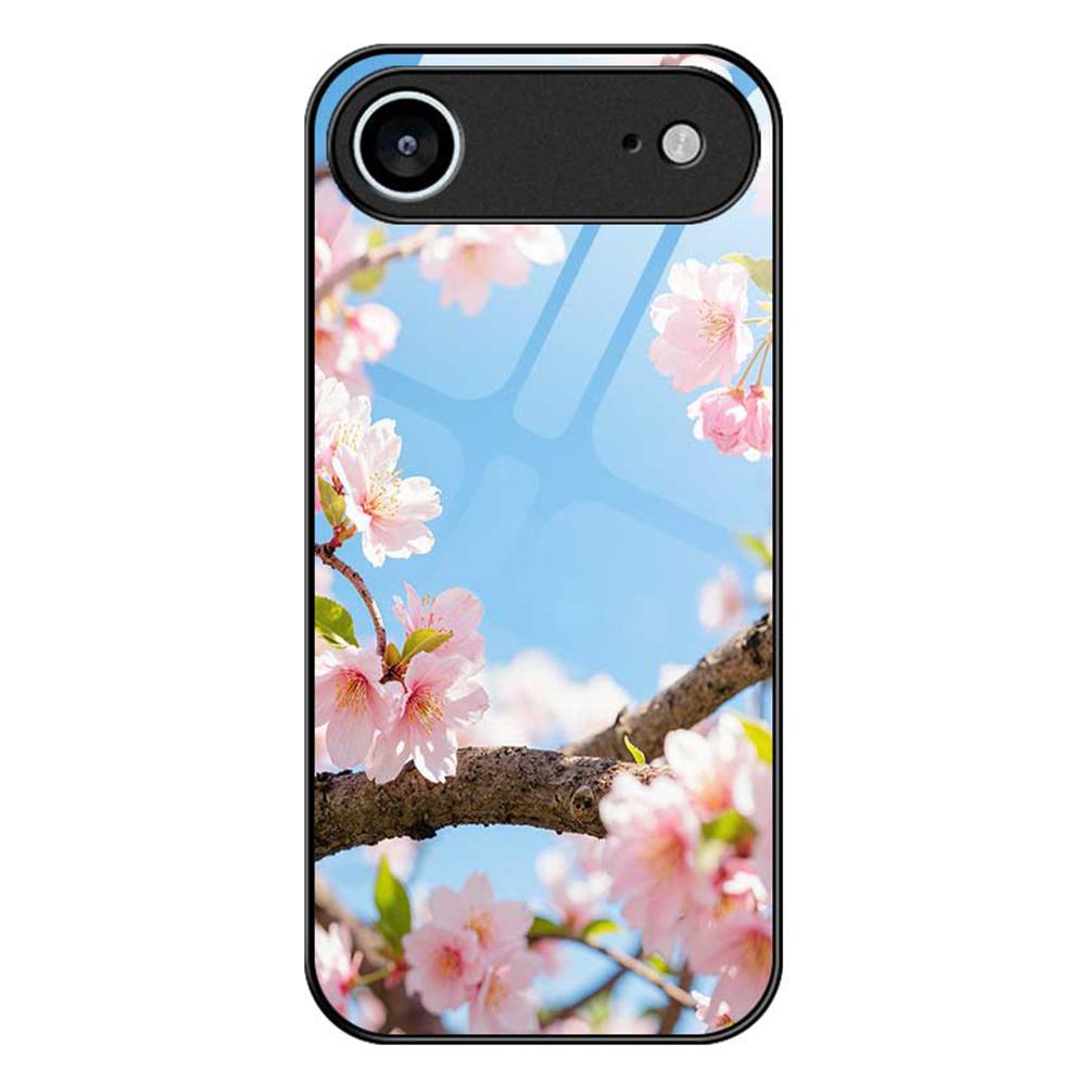 Для iPhone 17 Air Чехол ПК ТПУ Закаленное стекло Печать с рисунком Ударопрочная Задняя крышка для телефона