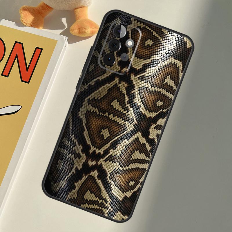 Змеиная Кожа Для Samsung Galaxy A33 A36 A56 A26 A16 A15 A55 A53 A35 A22 A32 A52 A54 A34 A14 A05 A06 Чехол