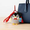 PP Cotton Mini Penguin Plushie Doll Fluffy Penguin Stuffed Toy Keychain  Car Key Accessories