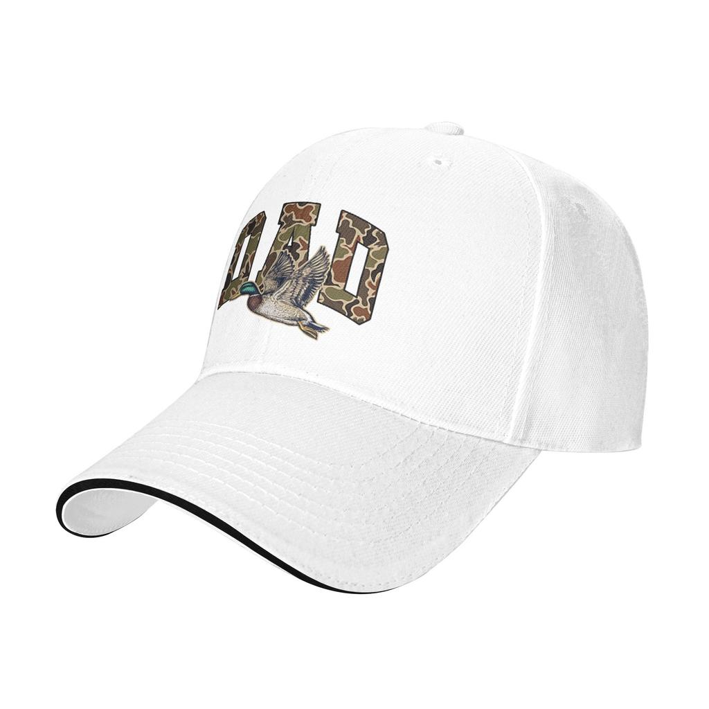 Baseball Cap Camo Dad Mallard Duck Camouflage Hunting Dad Outfit Men Casquette Retro Hats Cap Daily Workouts Adjustable Sun Cap