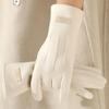 Soft Winter Cycling Gloves Velvet Suede Gloves Skiing Women Mittens  Outdoor