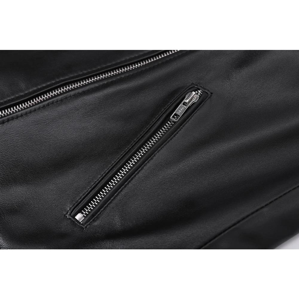 Maplesteed 100%Soft Sheepskin Women Leather Jacket Long OVERSIZE Female Natural Skin Coat Autumn Plus Size Bust 92-116cm M486