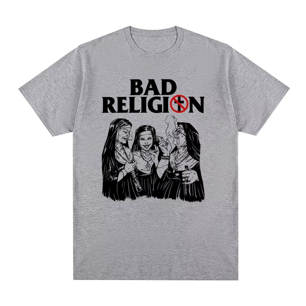 BAD RELIGION Винтажная футболка Панк-рок Американский Повседневный Мужская Уличная одежда Мужская Футболка Новая Футболка Подходит как для мужчин, так и для женщин
