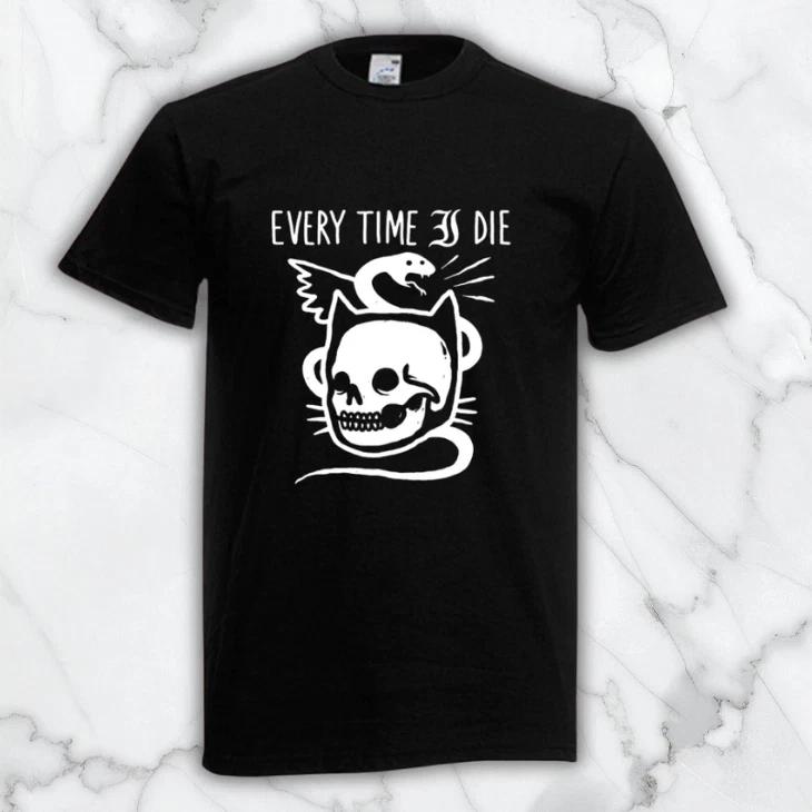 Every Time I Die Men's Black Graphic T Shirt Freeships