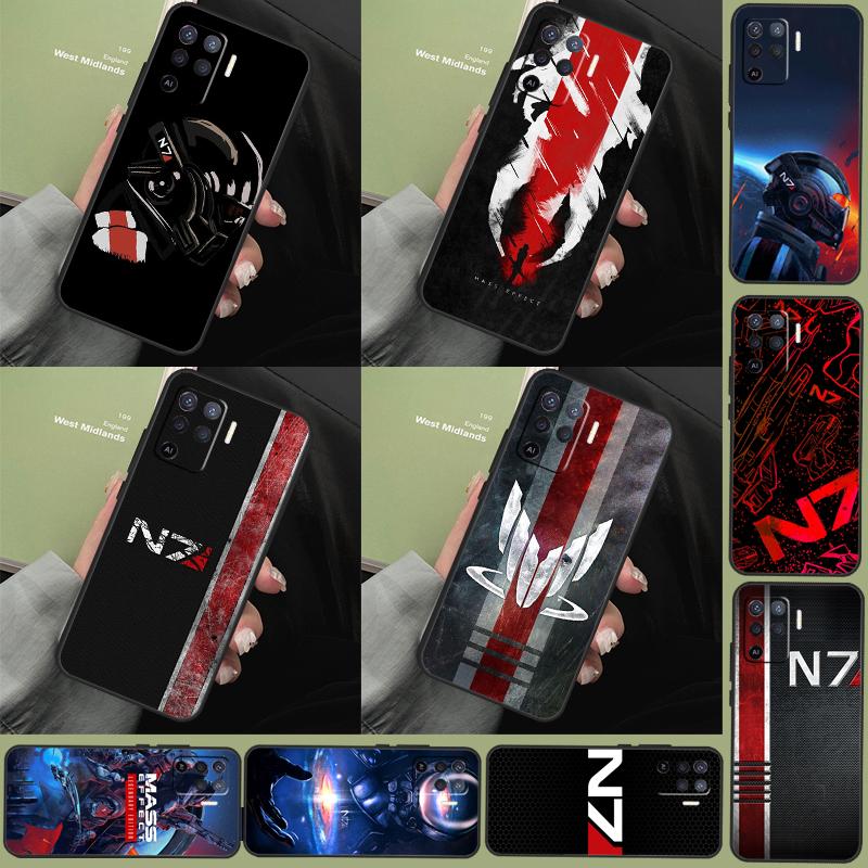 Чехол N7 Mass Effect для Oppo A18 A38 A58 A78 A98 A79 A40 A60 A80 A16 A76 A96 A15 A74 A94 A54 A77 A17