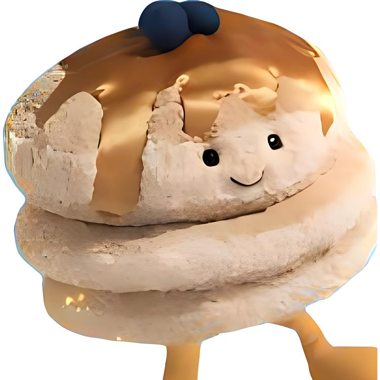 Jellycat Коллекция Гурман Куклы-блинчики Плюшевая кукла Маленький размер Высокий