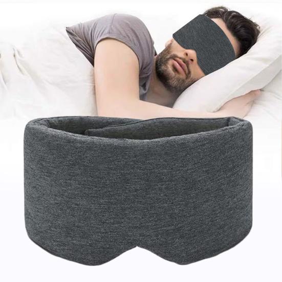 Повязка на глаз с регулируемым ремешком, светонепроницаемая, безболезненная, полезная, расслабленная, для путешествий, сна, чехол для офиса