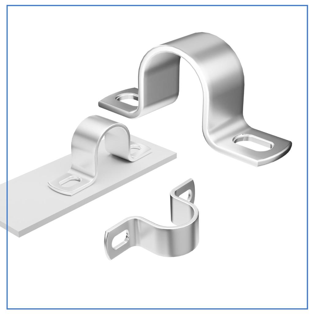 Набор из 10 штук U-образных хомутов для труб из утолщенной нержавеющей стали 304