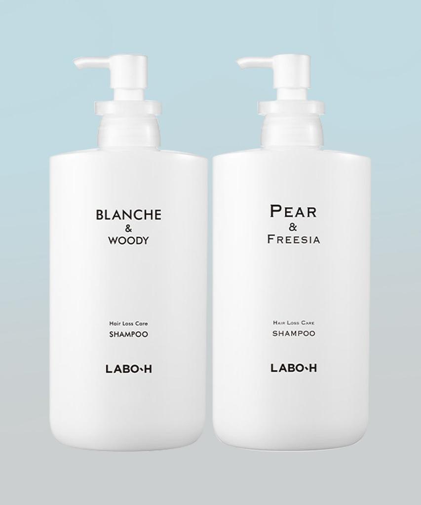 Hair Loss Relief Perfume Shampoo 750ml 2-Pack (Blanche & Woody / Pear & Freesia)