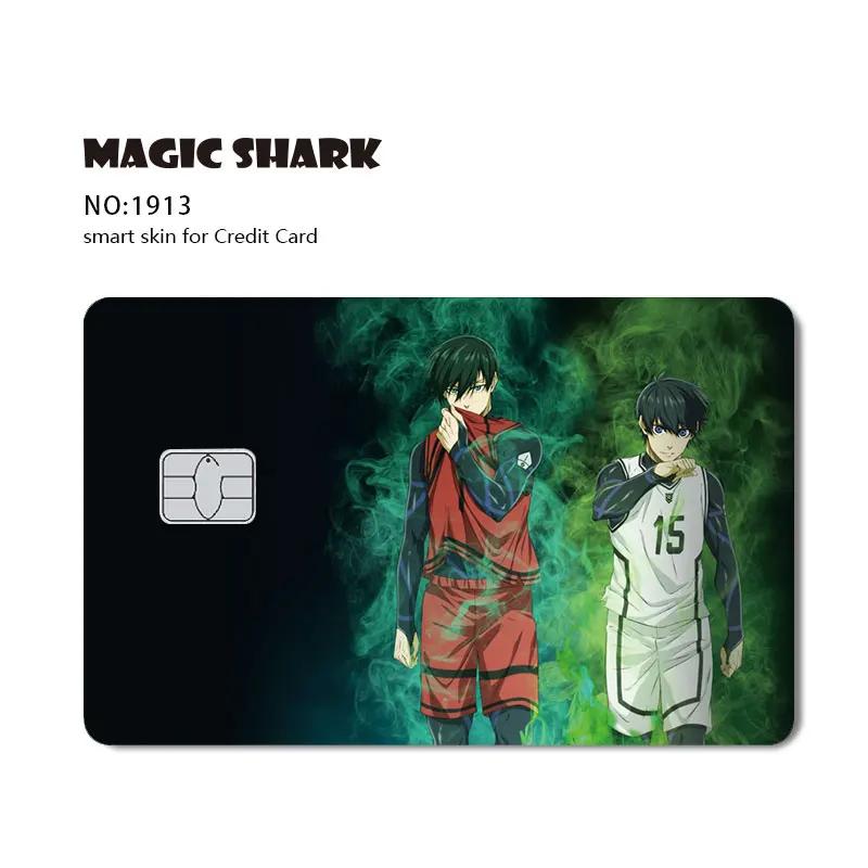 Магический Акула Аниме Титаны Фрейренс Джоджос Игра 3M ПВХ Невыцветающая Наклейка Защитная Пленка для Дебетовой Кредитной Транспортной Карты