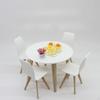 Dollhouse Dining Table Chair Set Pretend Play Props 1:12 Scale Doll House Accessories Gift Mini