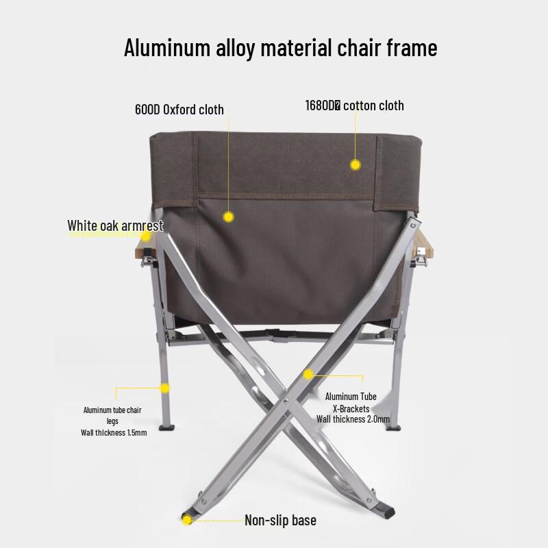 Iron Curtain Cloud Folding Camping Beach Chair