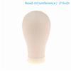 Canvas Wig Head Wig Stand 21-24Inch Mannequin Head For Hairstyling Displaying Making Wig Stand With Head Wig Supports Holder