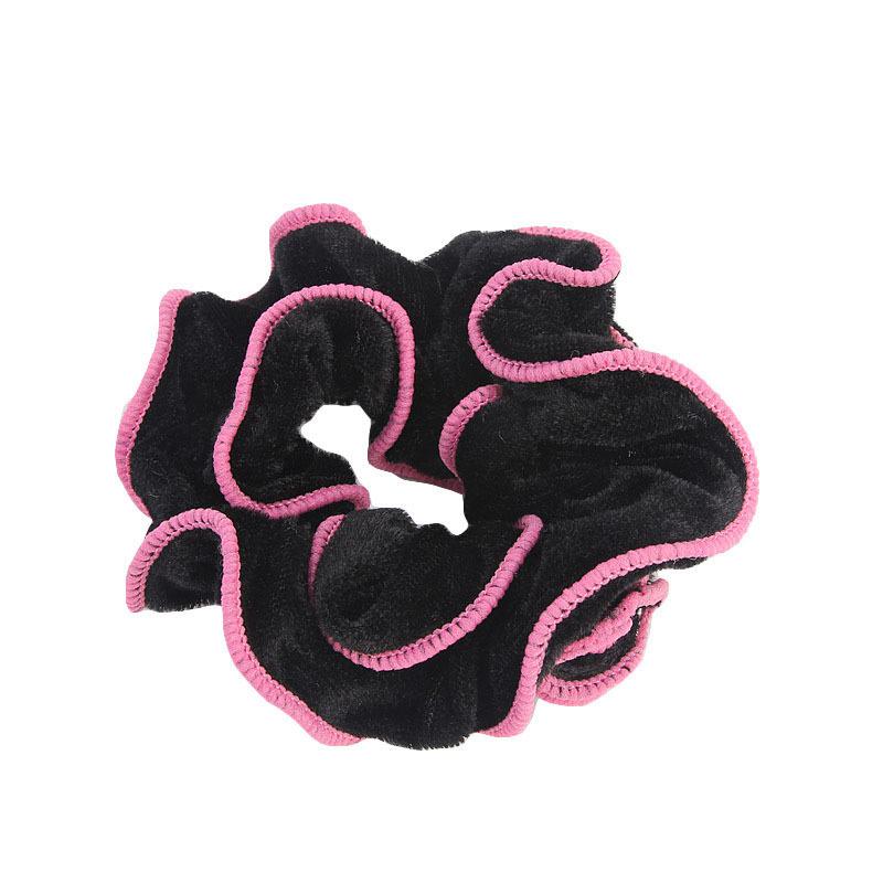 Hedband Rose Flower Exquisite Velvet Hair Scrunchie Elastic Bobbles Hairband Pretty