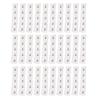 30 dona NFC yorliqlari PVC suv o'tkazmaydigan 504 bayt dasturlanadigan NFC stikerlari TagMo telefon uchun oq