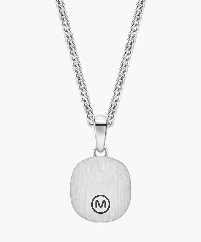 Кулон McEl Silver Empathy Pearl - Белый