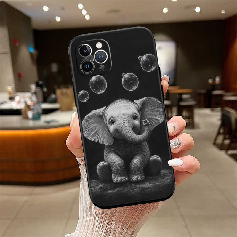 RE5 Животное Слон Новый Высококачественный Чехол для Телефона для iPhone SE X XS XR 16E 17 11 Pro Max 8 7 6 6s Plus Air