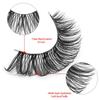 5 Pairs Natural Look Wispy Fluffy Eyelash Extension Clear Band False Eyelashes Russian Strip Lashes