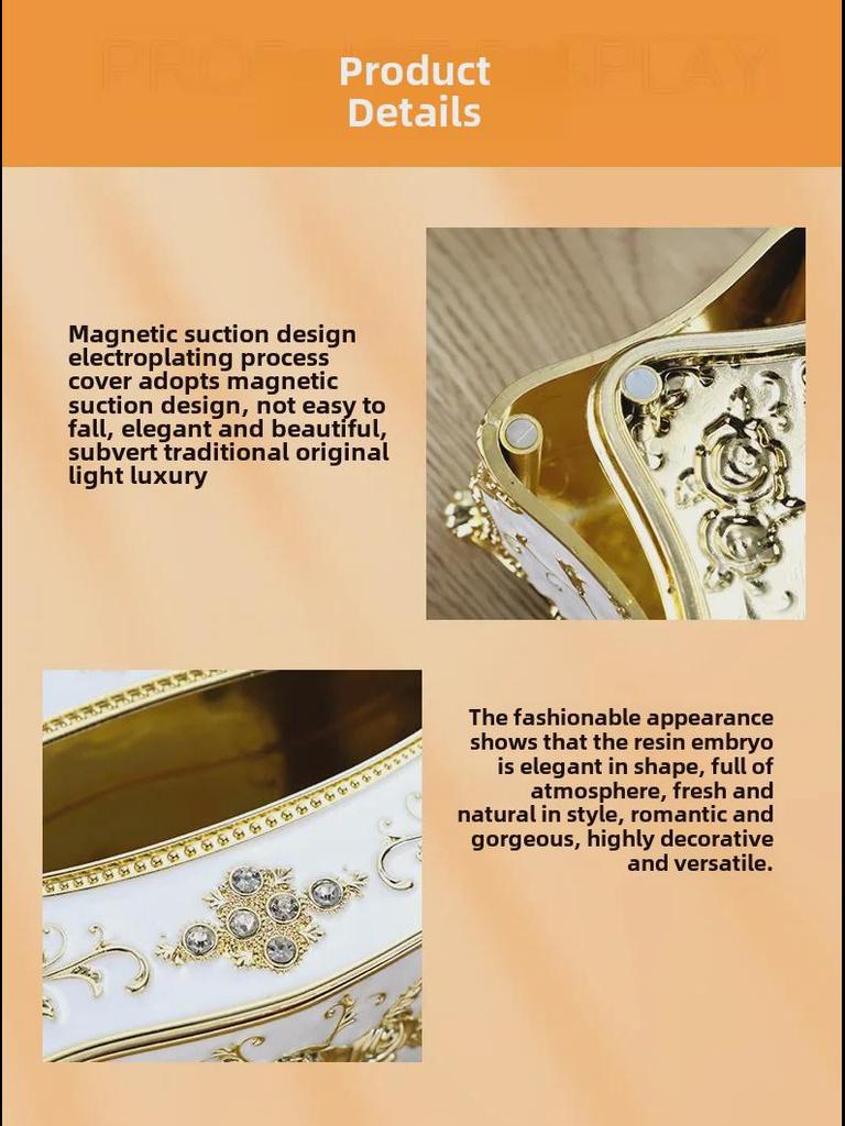 Золотистый большой держатель для салфеток - креативная настольная пластиковая бумажная коробка для дома